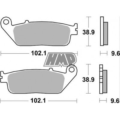 Pastilhas travão HONDA CB / X / F CBR / CBR / F / R / RR / CMX / CTX / NC / NM4 / VT / XL / 700HS - SBS
